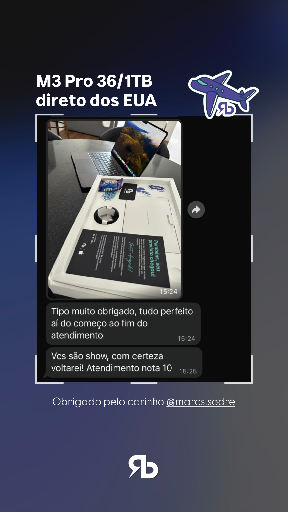 Feedback de Marcus Sodré